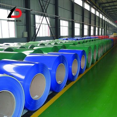 جودة  JIS PPGI Steel Coil 20 Gauge 28 Gauge Color Coated Galvanized Steel Coil مصنع