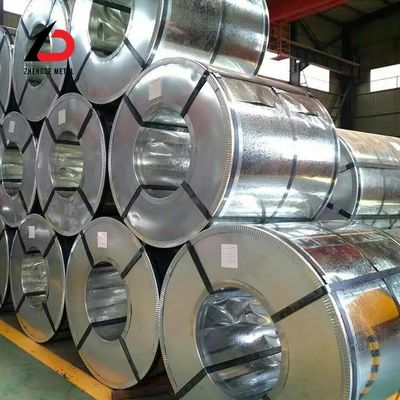 لا صفر منخفض Z30 Z275g الكبيرة سبانجل الباردة مطاطية ساخنة DIP الفولاذ المغلف شريط لفائف Gi