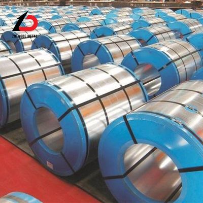 مطاط حار 0.5 * 1250mm 3019 Ral 5030 Ral 9002 Ral 3020 PPGI Dx51d 20/5um 0.47mm سميكة ملونة مغلفة / طلاء مسبق لفائف الفولاذ المغلف