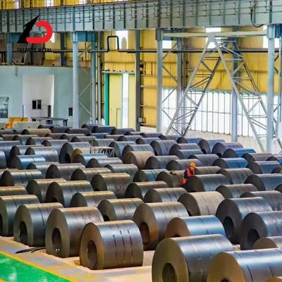 ملفات الفولاذ الكربوني 4mm Ss400 Q235 Q355 A36 S235jr HRC Ms أسود