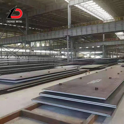 S235j2 صفيحة فولاذ سبيكة منخفضة 6m 12m مقاس مخصص