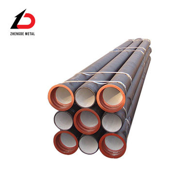 مجموعة كاملة من الأنواع ISO2531 En598 De 98-1668 DN80-DN2600 أنابيب الحديد المرنة المستخدمة في الأنابيب الهيدروليكية / السيارات ، حفر النفط / الغاز