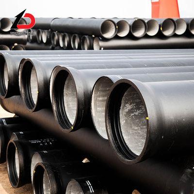 مصنع واسع النطاق من الأنابيب الحديدية المرنة مصنع سعر ISO2531، En545، En598 حسب الطلب الحجم الجودة العالية الأنابيب الحديدية المرنة لمشروع إمدادات المياه