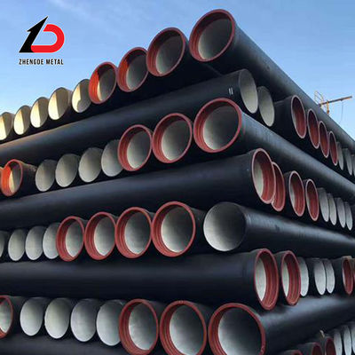 مصنع واسع النطاق من الأنابيب الحديدية المرنة مصنع سعر ISO2531، En545، En598 حسب الطلب الحجم الجودة العالية الأنابيب الحديدية المرنة لمشروع إمدادات المياه