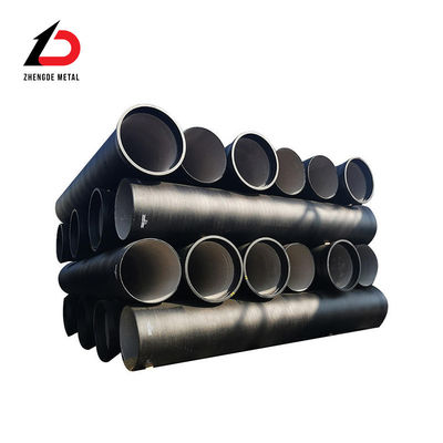 الحجم المخصص ISO2531 الاسمنت المغطى الأنابيب الصلبة الحديدية اللاصقة K9 لمياه الشرب