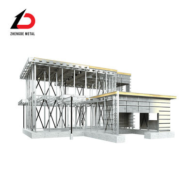 تصميم التصميم هيكل الإطار الفولاذي مخزن هيكل الفولاذ المعدني
