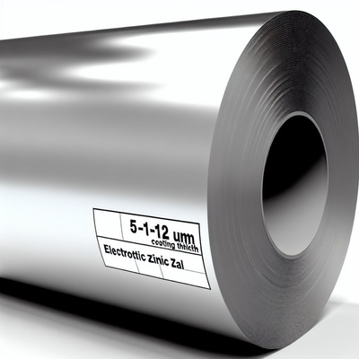 DX51D+AZ الملف المسبوق 5-12μm طلاء الزنك الكهربائي 1250mm العرض