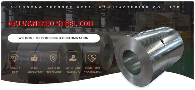 Dx51d Z40 Z60 Z180 Z275 لفائف الفولاذ المصنوع من الفولاذ المصنوع من الصلب الكهربائي HDG Gi Coils 0