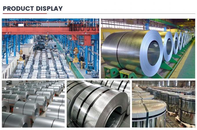 Dx51d Z40 Z60 Z180 Z275 لفائف الفولاذ المصنوع من الفولاذ المصنوع من الصلب الكهربائي HDG Gi Coils 7