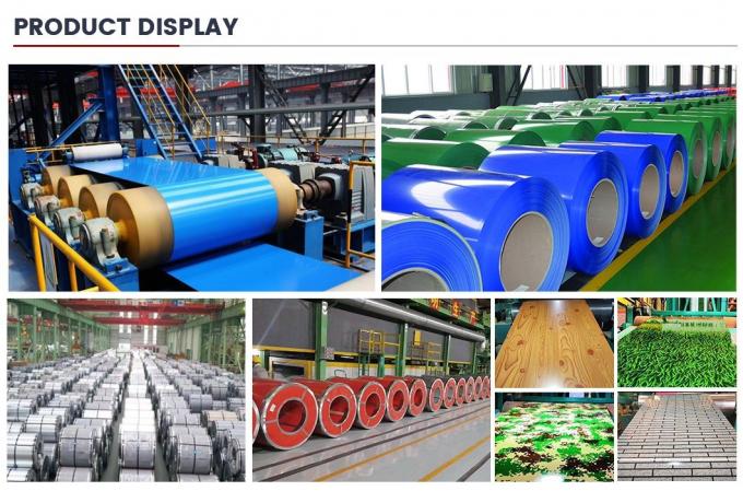لوحة غرفة نظيفة مستخدمة 0.16mm 0.20mm 1000mm 1200mm المصنع إمدادات ألوان رال ملفات PPGI المخصصة 8