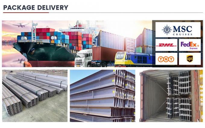 أودم الصلب المسال الساخن H حزمة ASTM A36، Ss400، Q235B، Q345b S235jr 9