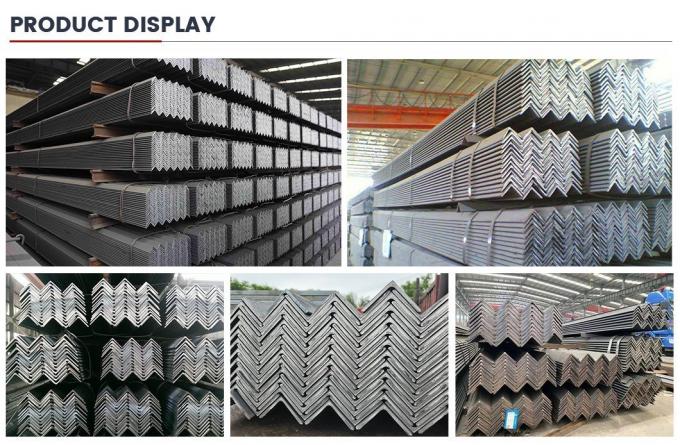 متساوية غير متساوية S355 60X60 50X50 صلابة عالية بناء سبيكة الفولاذ زاوية شريط الحديد على شكل L 7