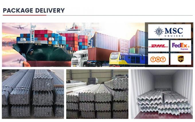الهيكلية الساخنة المطاطية المنثقوبة زاوية شريط منخفض الكربون خفيفة Ss400 ASTM A36m S235jr 9