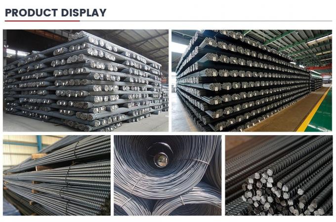 صلب البناء قضبان حديدية 16mm Hrb 335/400/500 ربار الصلب للبناء 7