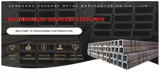 H-Q JIS Ss330، SPHC، Ss400، Spfc، Sphd، Sphe Big Od أنابيب الفولاذ المستطيلة العامة مع المصانع المهنية والأسعار المواتية 0