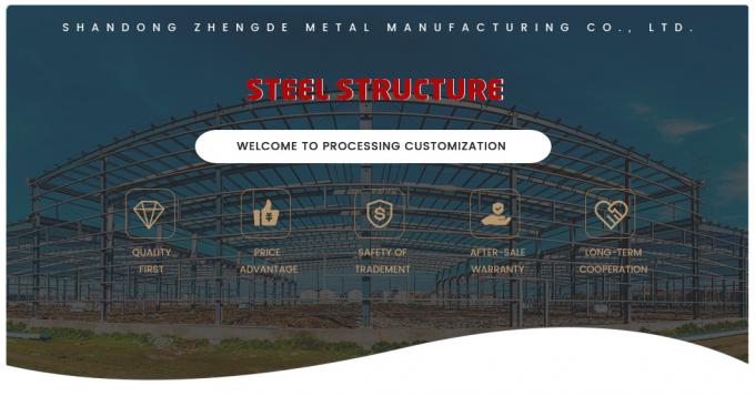 Customized Prefabricated Steel Structure Building Low Cost Office Factory Workshop Warehouse Steel Structure Building